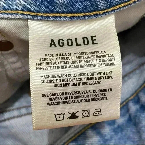 AGOLDE Parker Blue distressed shorts 32
Intentional distressing button fly - Picture 5 of 7